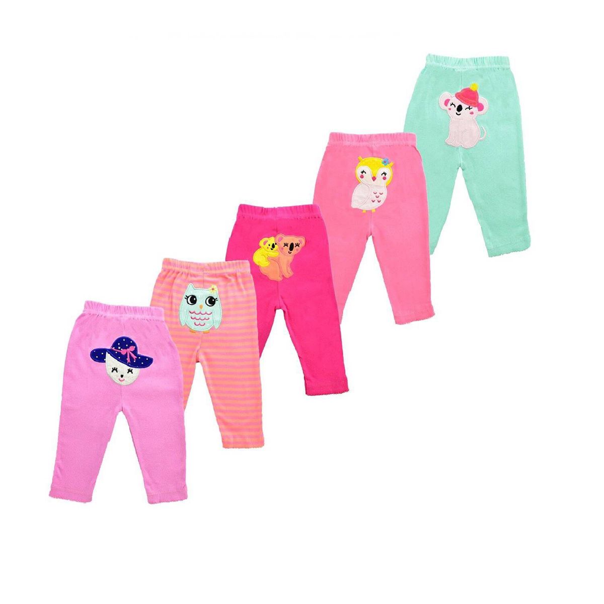 MUNDO BEBE - Pantalones bebé niña pack x 5