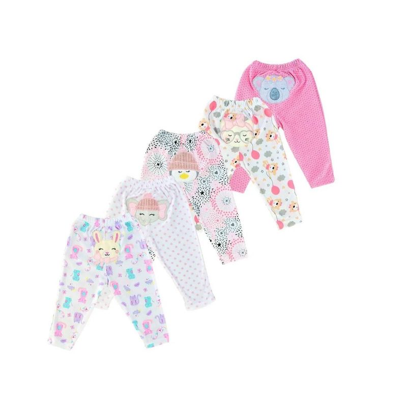 MUNDO BEBE - Pantalones bebé niña pack x 5._.