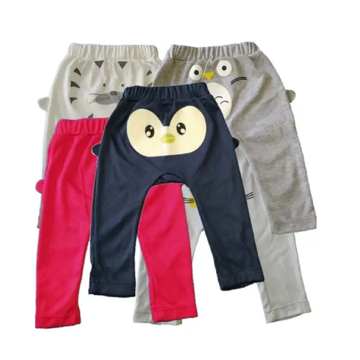 MUNDO BEBE - Pantalones bebe niño  x5 unidades para bebé.