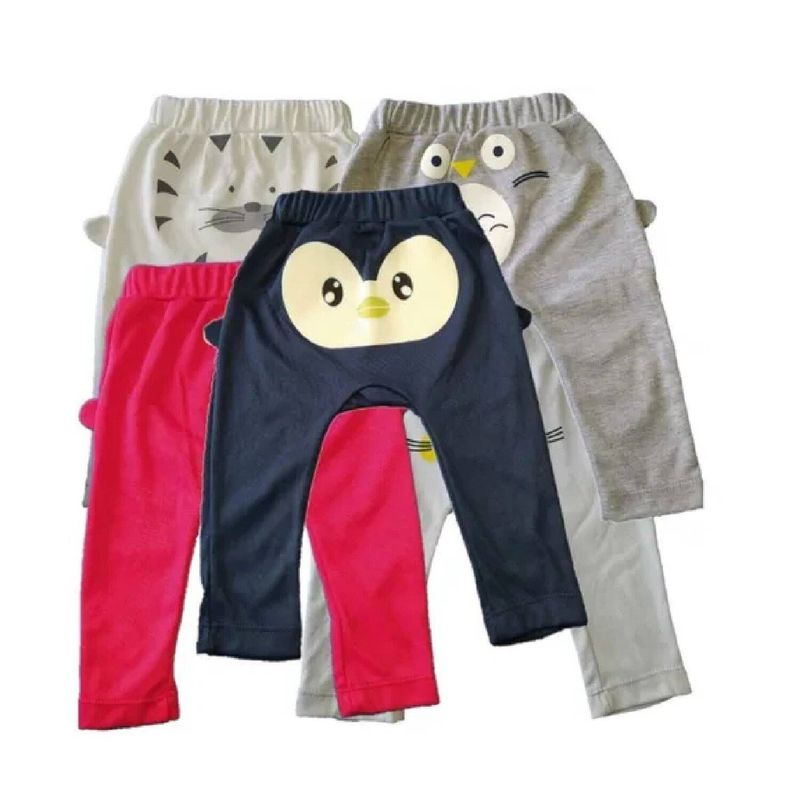 MUNDO BEBE - Pantalones bebe niño  x5 unidades para bebé.