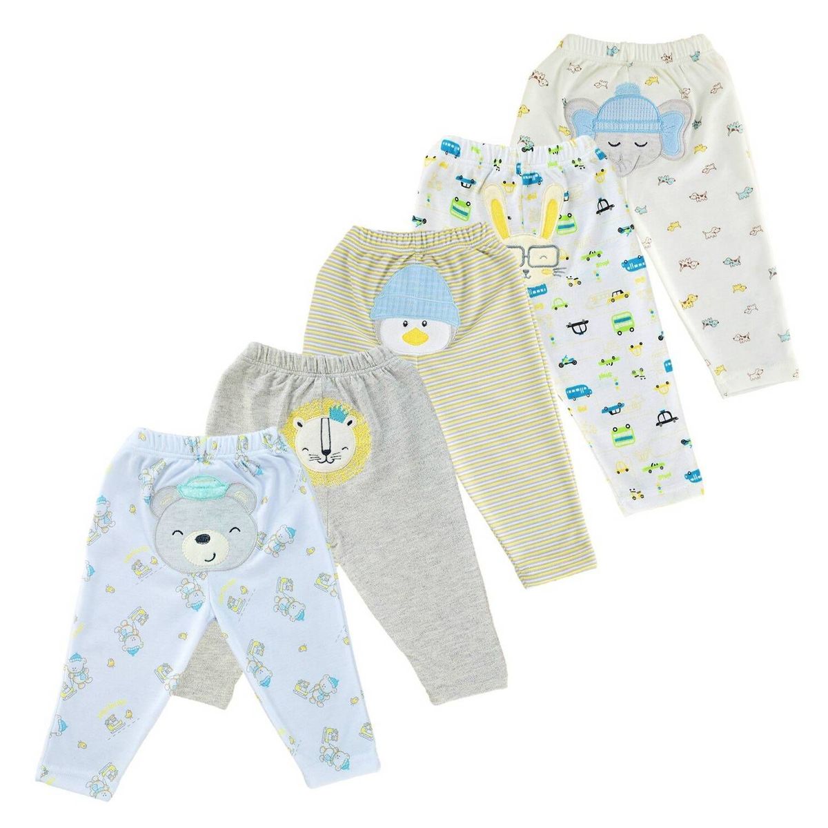 MUNDO BEBE - pantalones para bebe niño bebé x5 und