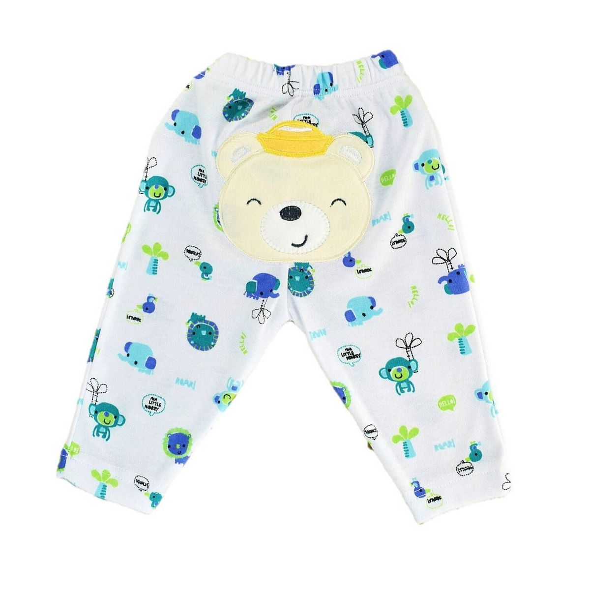 MUNDO BEBE - Pantalones bebé set x5 estampados multicolor.