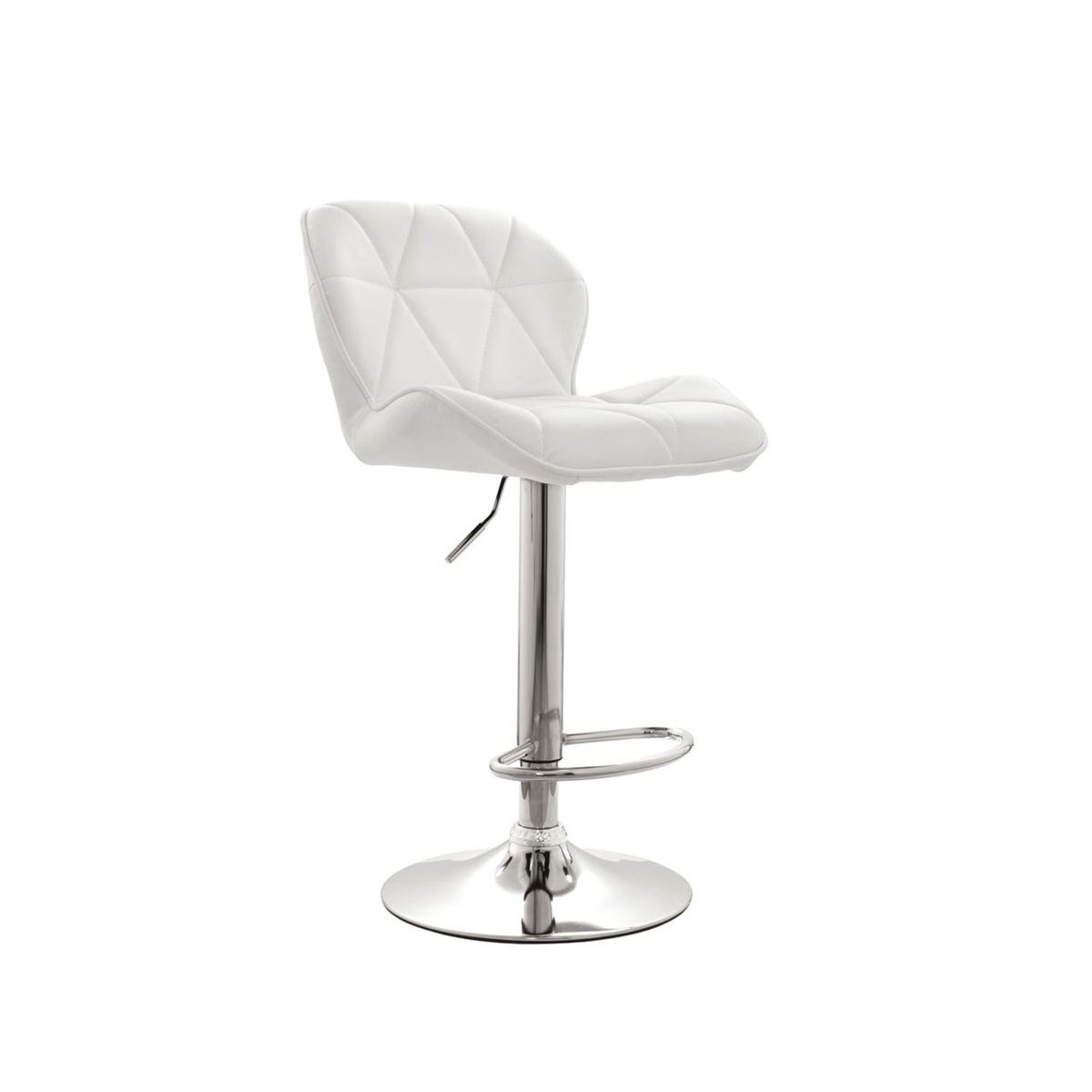 BONNO - Butaco Giratorio Para Bar Mariposa LA Blanco