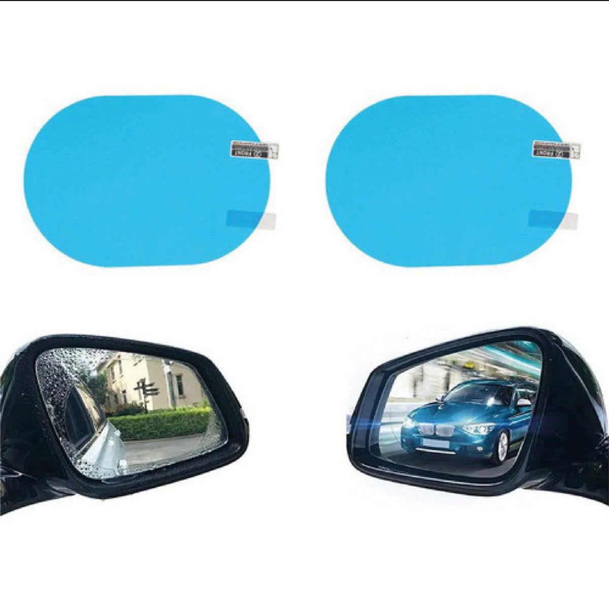 ZHOPI CO - Pelicula Antiempañante Espejo Retrovisor De Carro x 2