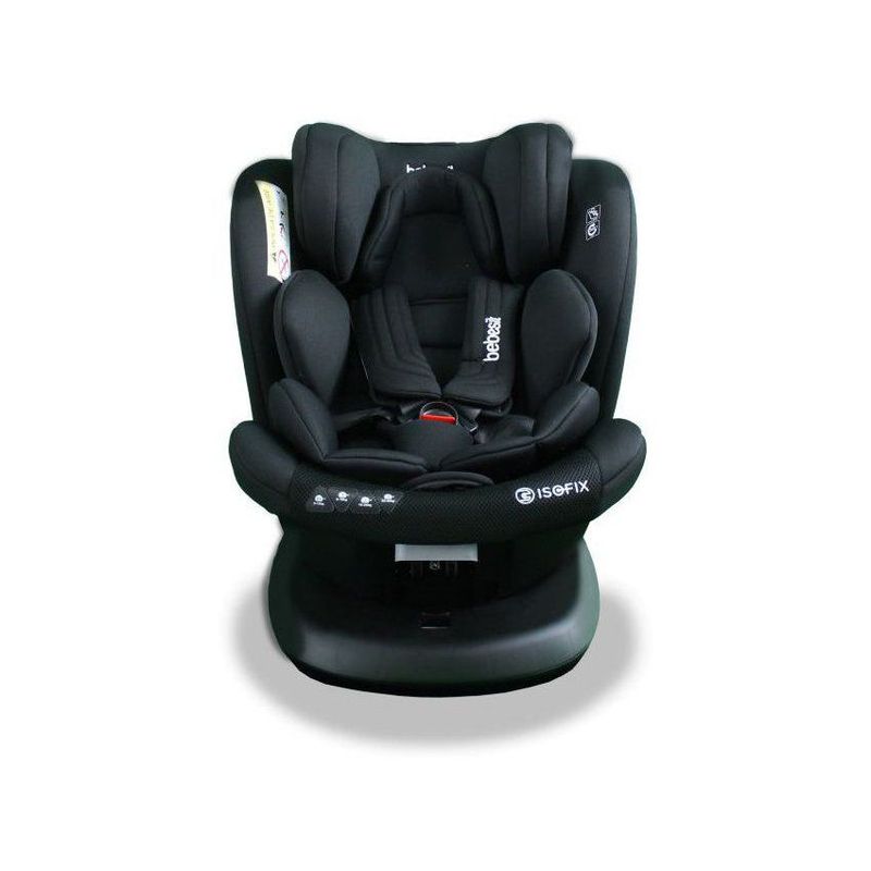 BEBESIT - Sillas para carro bebe Supra 360 Isofix Black  Grupo 0-1-2-3