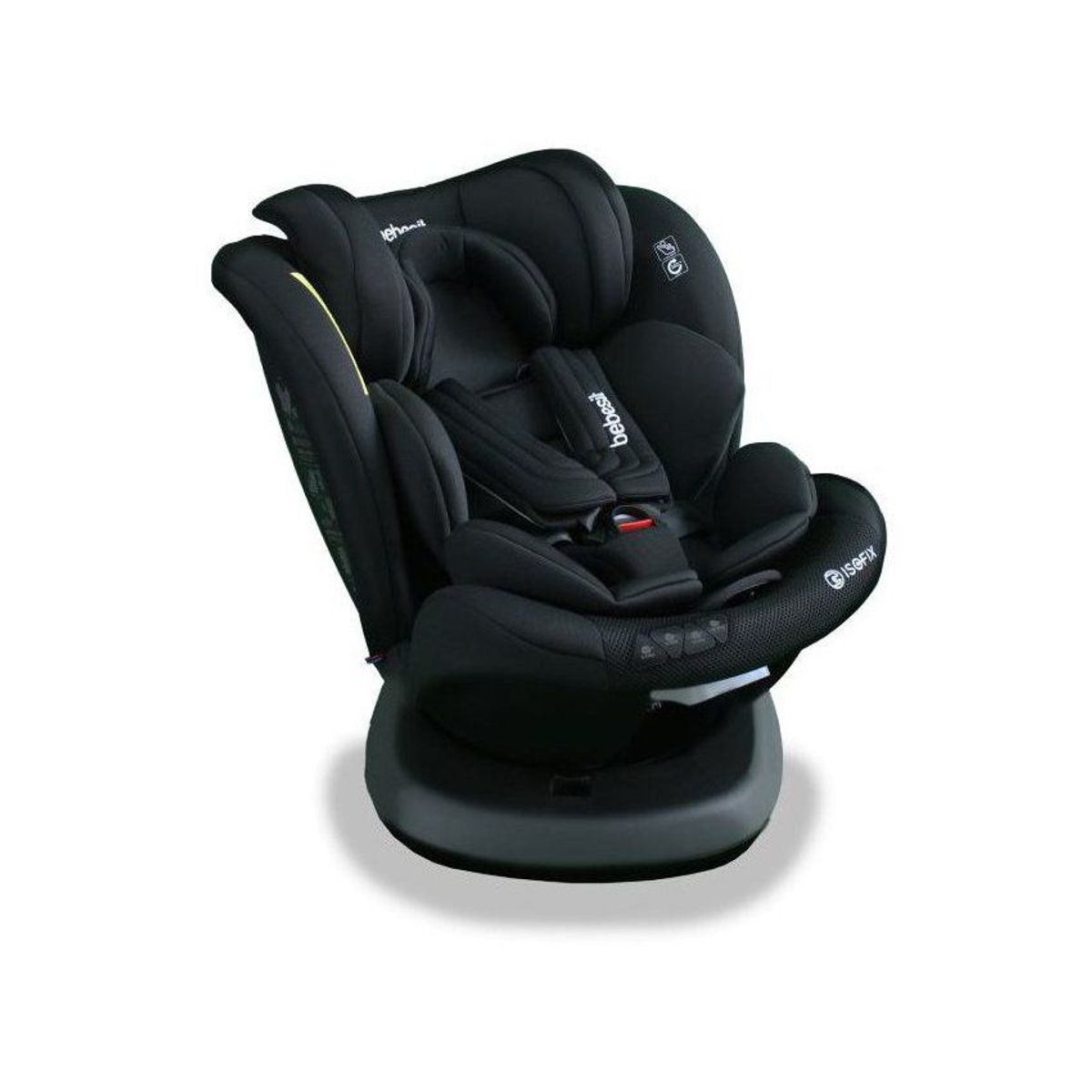 BEBESIT - Sillas para carro bebe Supra 360 Isofix Black  Grupo 0-1-2-3.