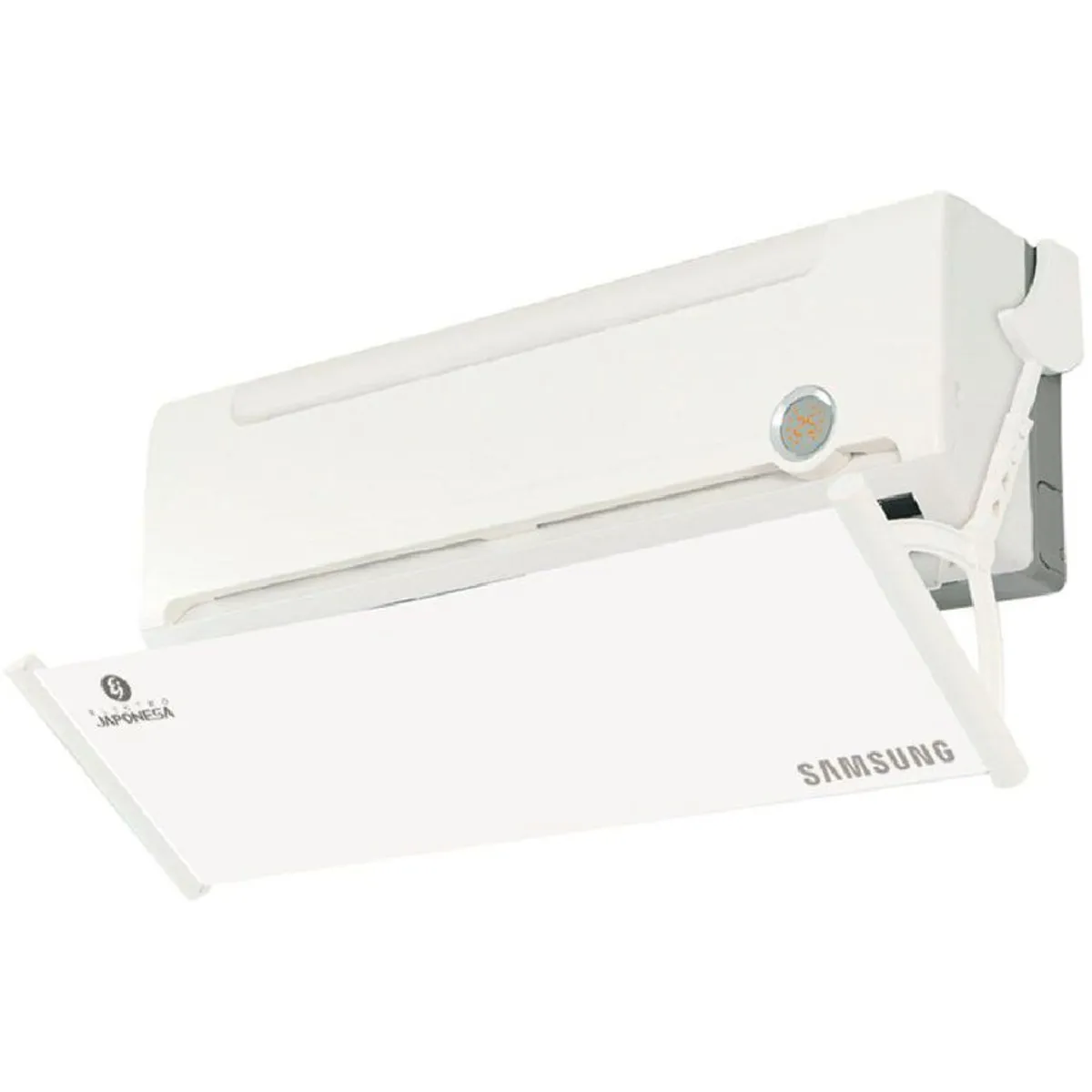 GENERICO - Deflector Para Aire Acondicionado Blanco DA100B