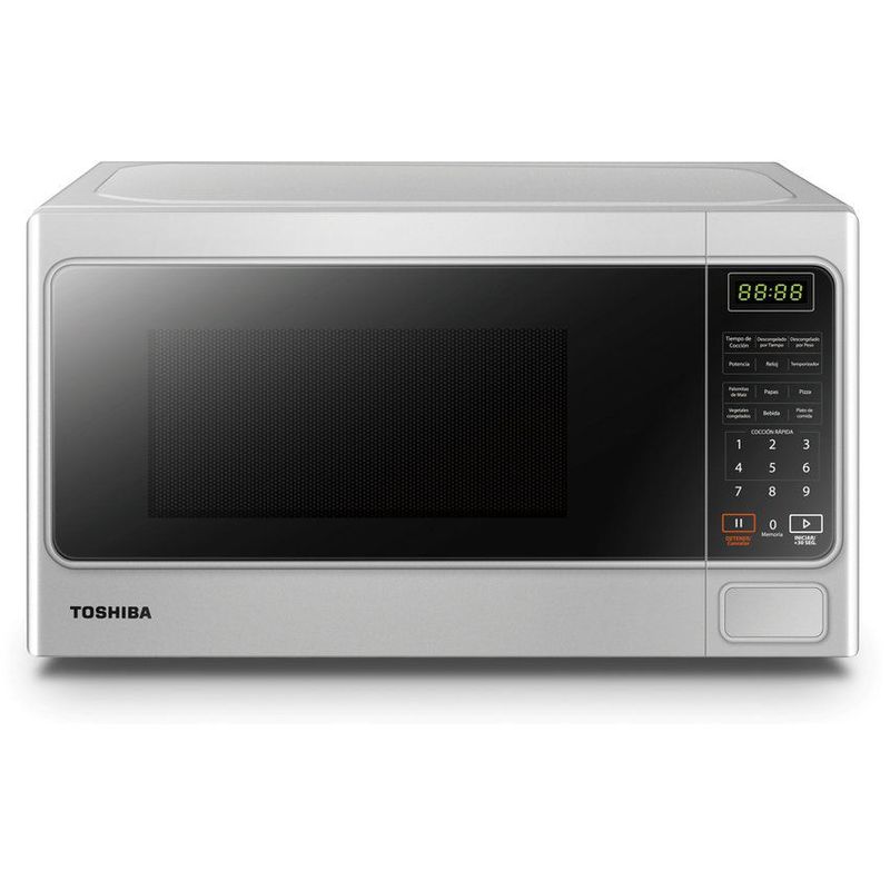 TOSHIBA - Horno Microondas Toshiba Digital 20 Litros Silver TMDA07S2GCO