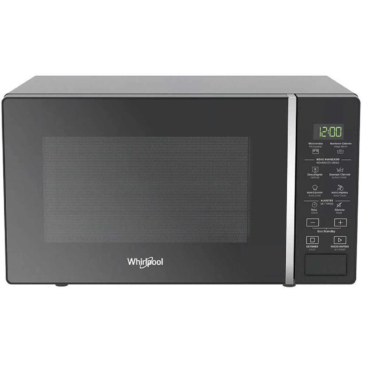 WHIRLPOOL - Horno Microondas Whirlpool 20LT Negro WM1807B