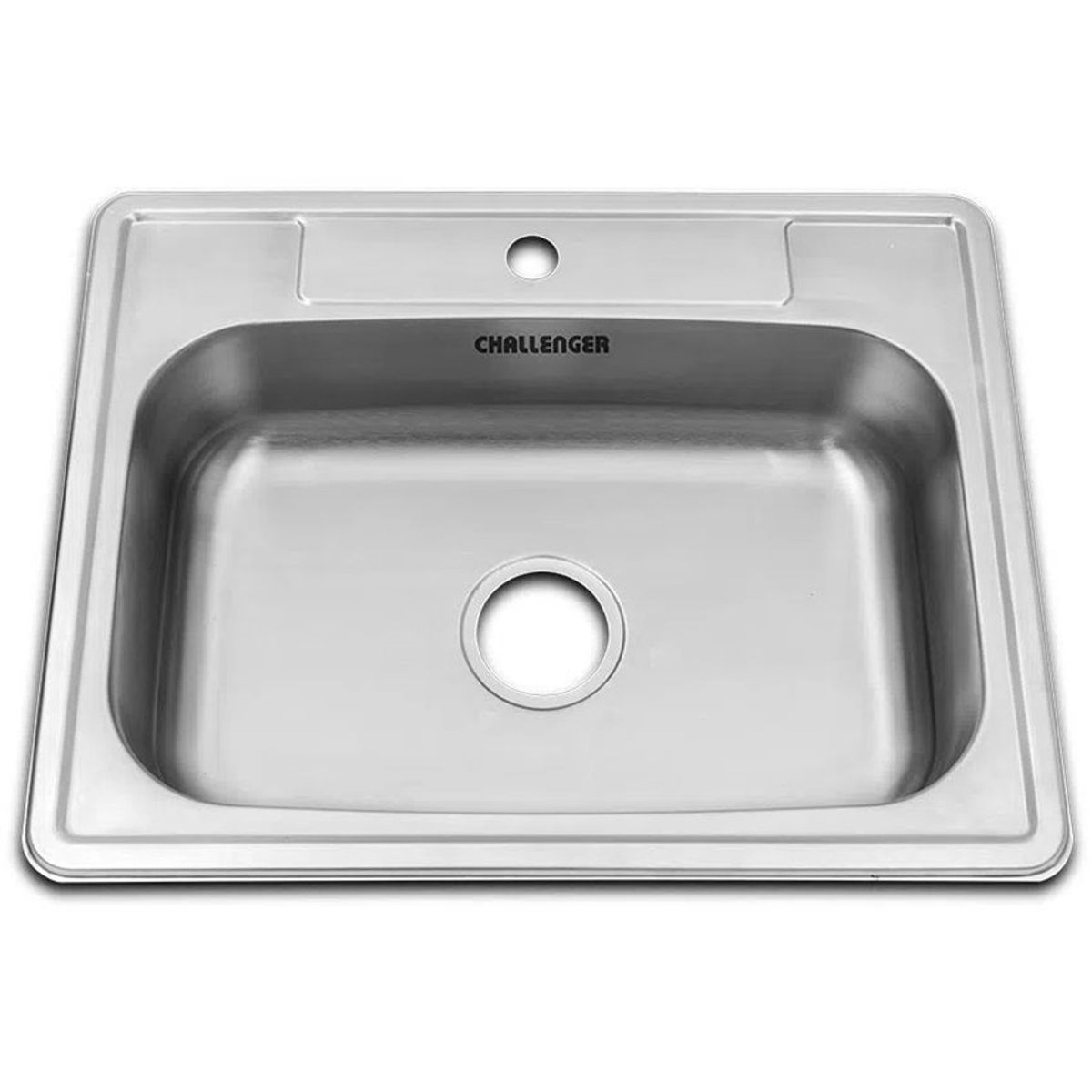 CHALLENGER - Lavaplatos de Sobreponer Challenger- LV3611  Acero Inoxidable