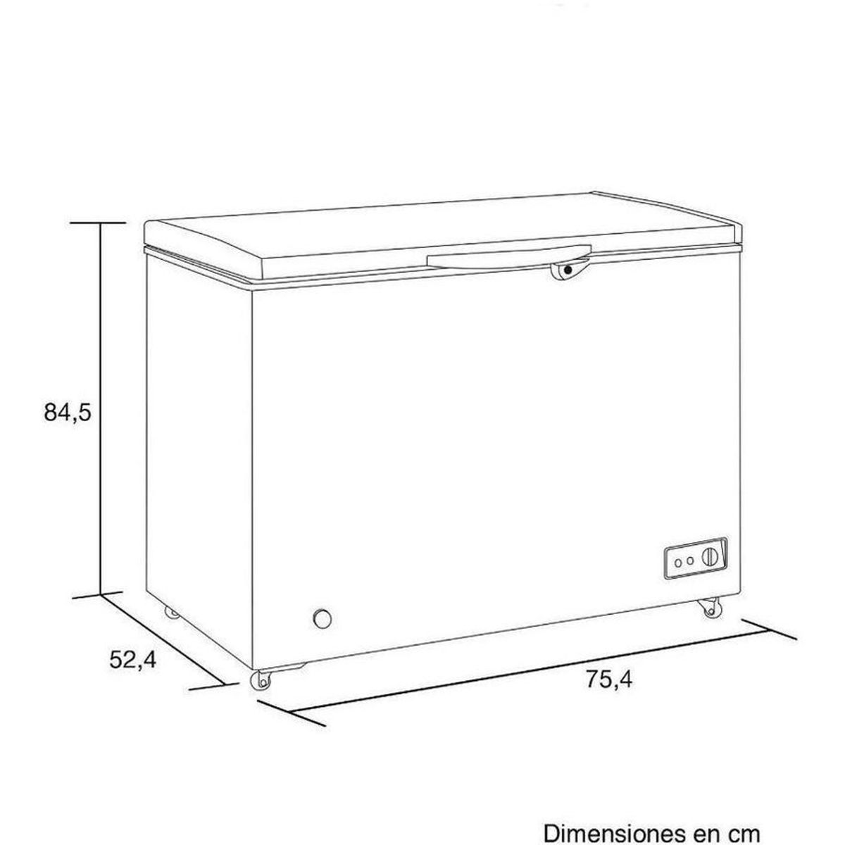 CHALLENGER - Congelador Horizontal Challenger ref. CH 226 / 152L - Blanco