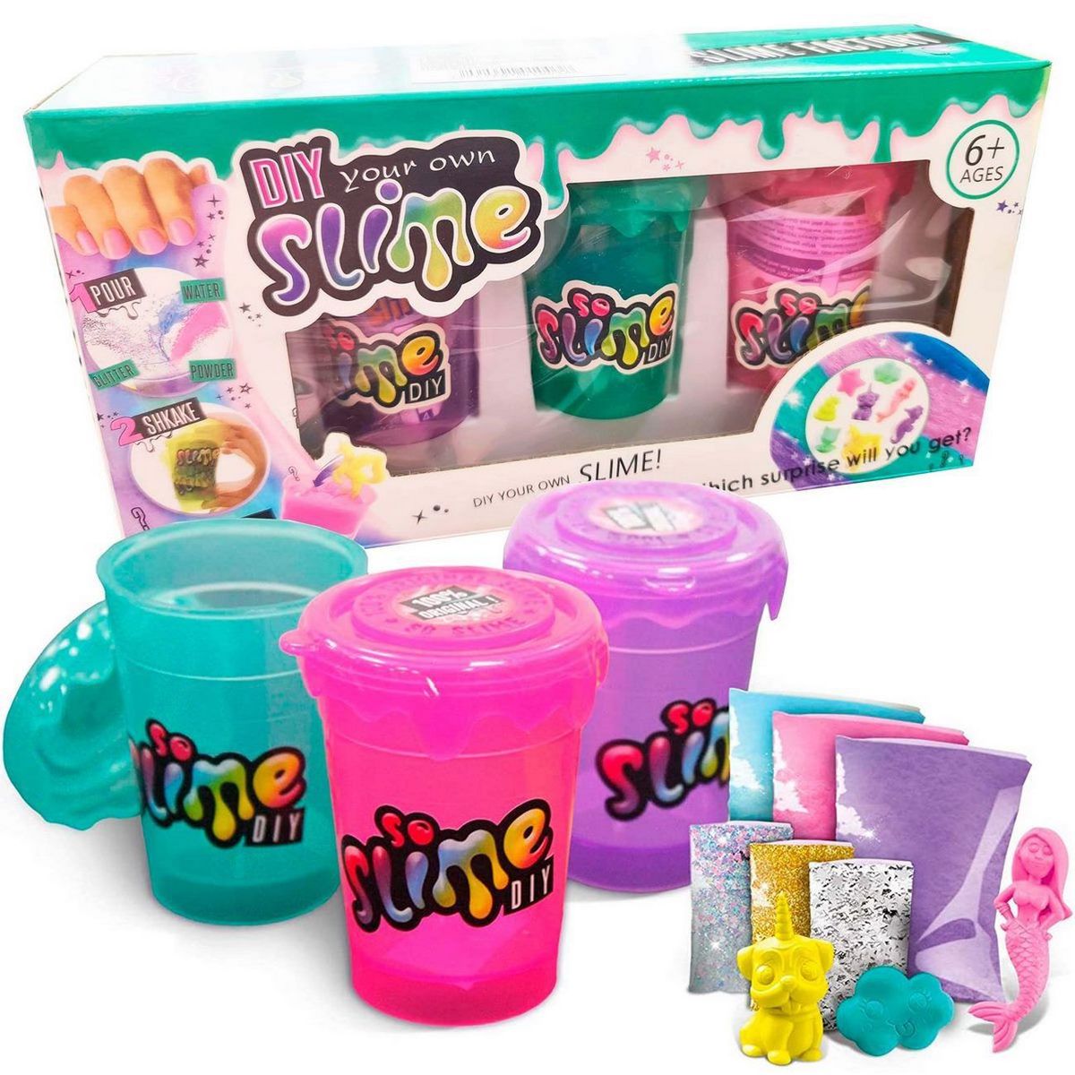 DAYOSHOP - Slime Kit Slime Supplies Kit Para Hacer Slime Para Niñas