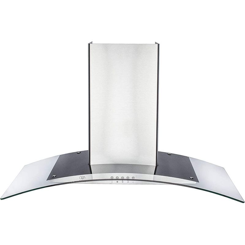AVERA - Campana Extractora de Pared Avera Acero Vidrio Templado 90 cm