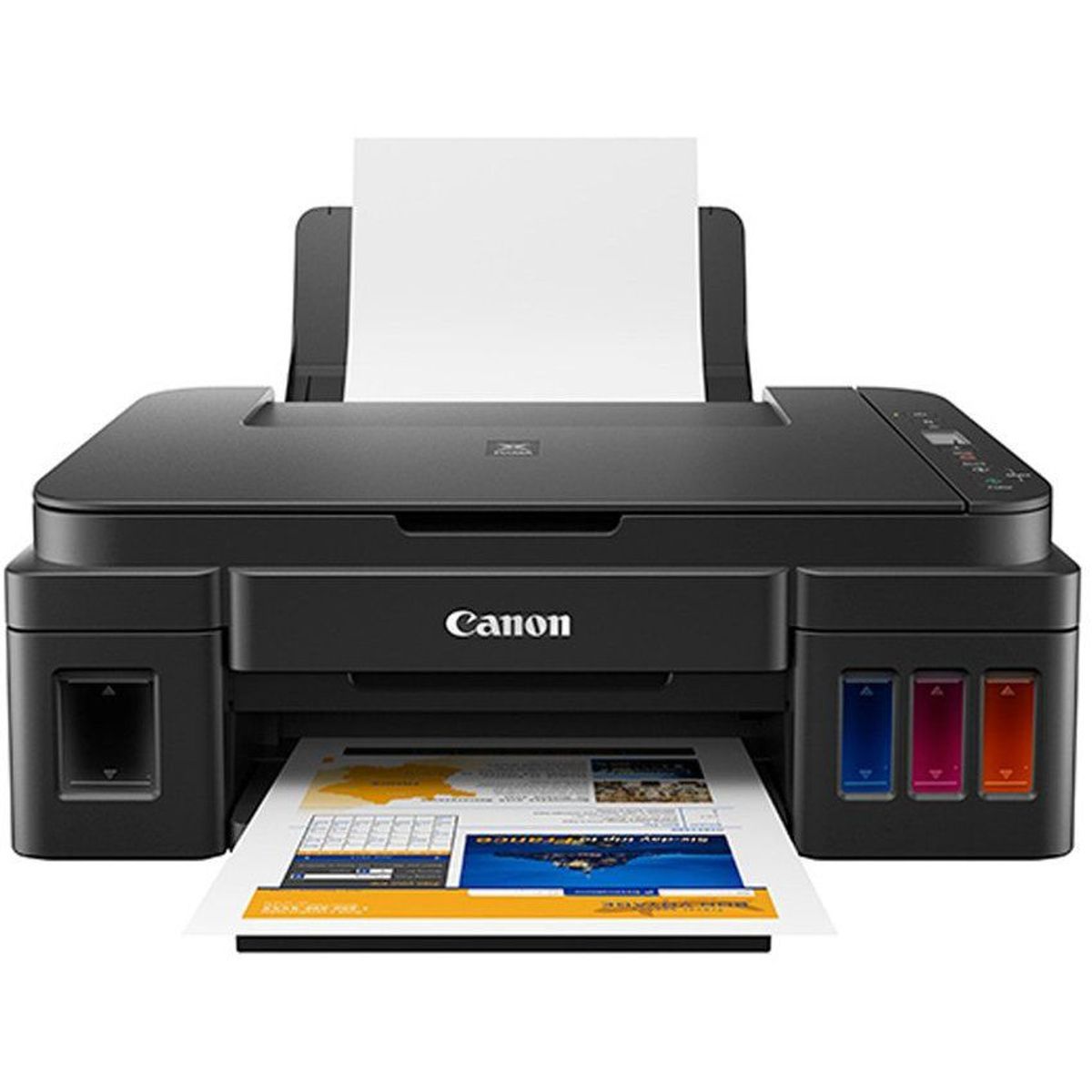 CANON - Impresora multifuncional canon pixma g2110 negra incluye suministros