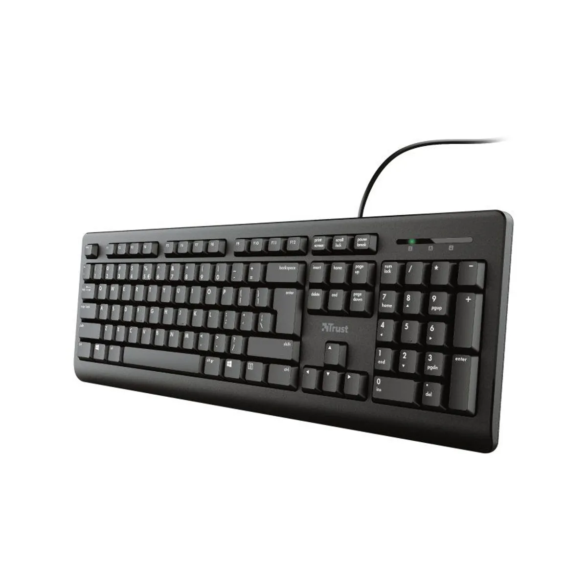 TRUST - Teclado Mecanico Trust  23883 Alámbrico Silencioso Ergonomico