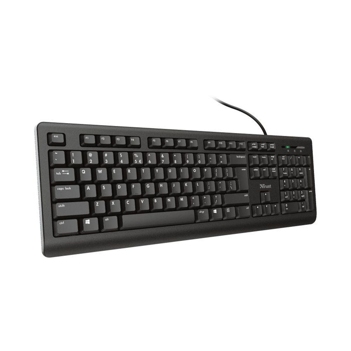TRUST - Teclado Mecanico Trust  23883 Alámbrico Silencioso Ergonomico