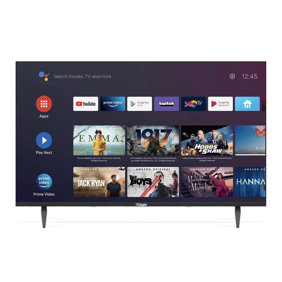 EXCLUSIV - Televisor Smart TV Exclusiv 43" Pulgadas UHD 4K LED  E43T1UA