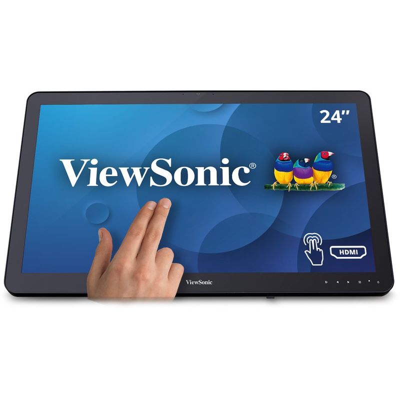 VIEWSONIC - Monitor viewsonic 24" 1080p multitáctil de 10 puntos td2430