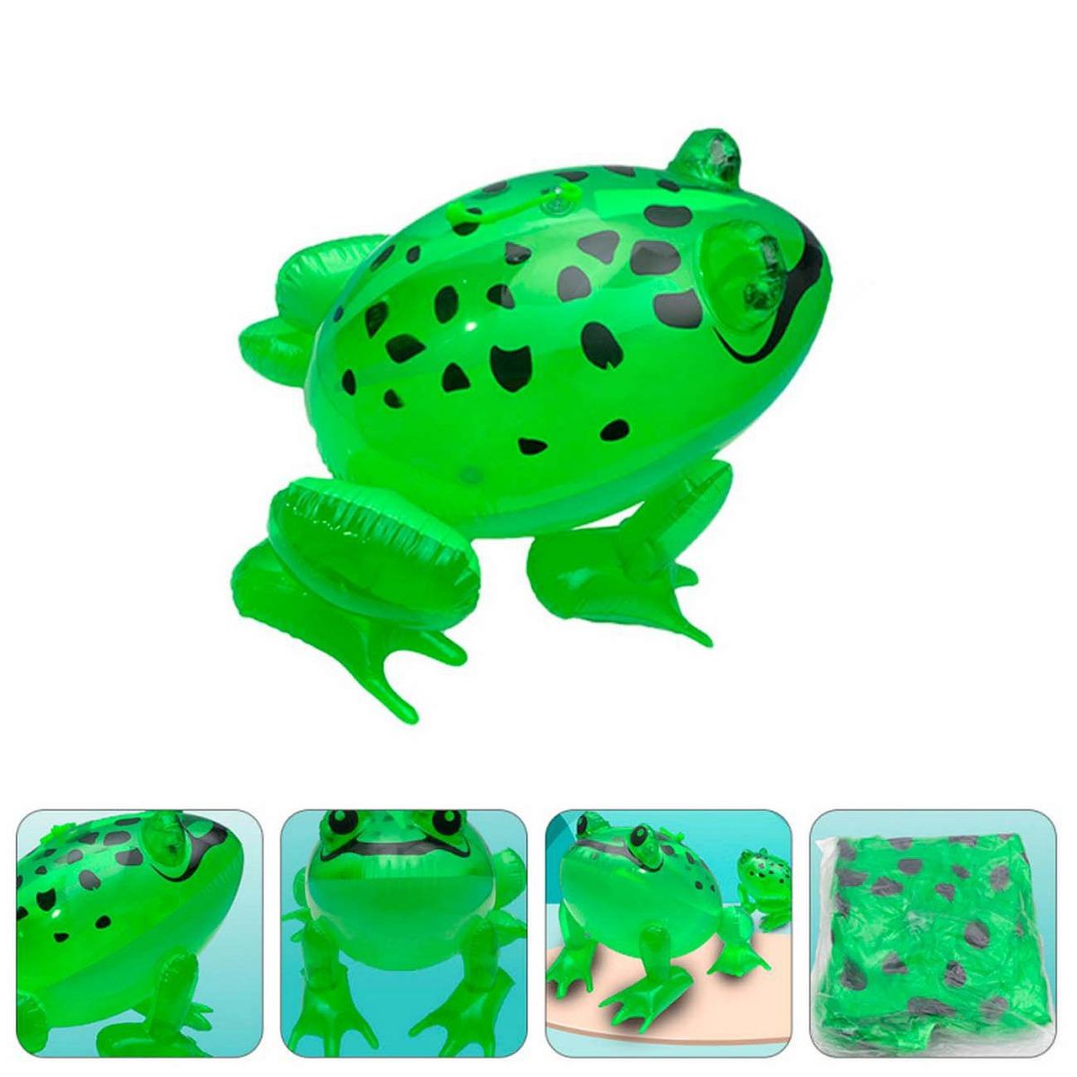 DAYOSHOP - Rana Luces Led Ojos Inflable Niños Juguete