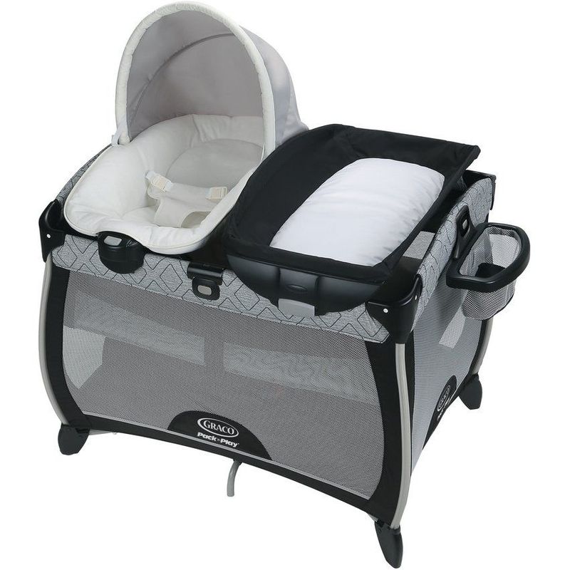 GRACO - Cuna Corral para Bebé Pnp Asiento Portátil Asher Graco
