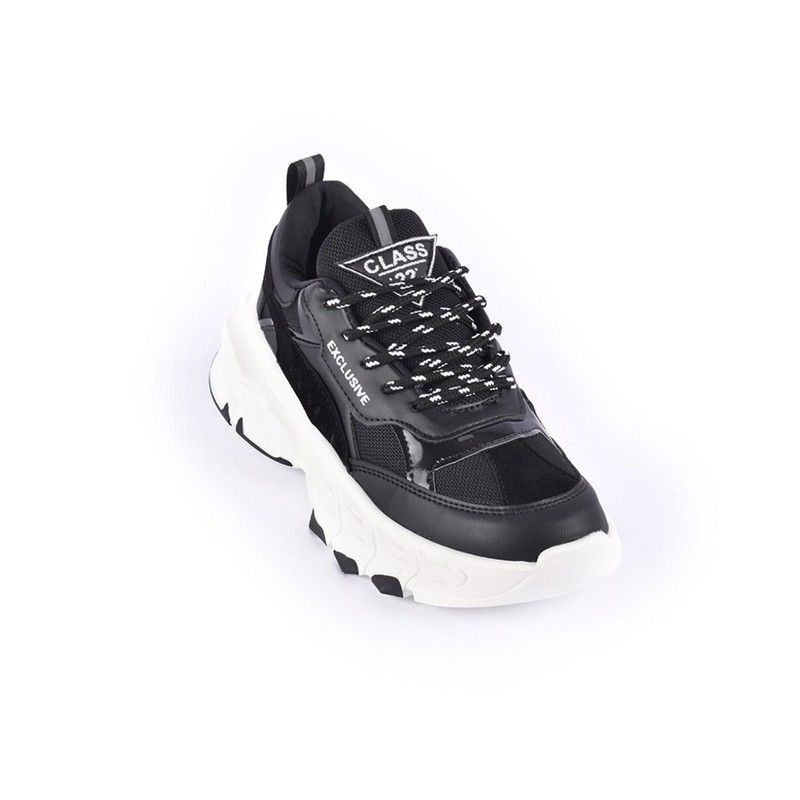PRICE SHOES - Priceshoes Tenis Moda Mujeres 102127Negro