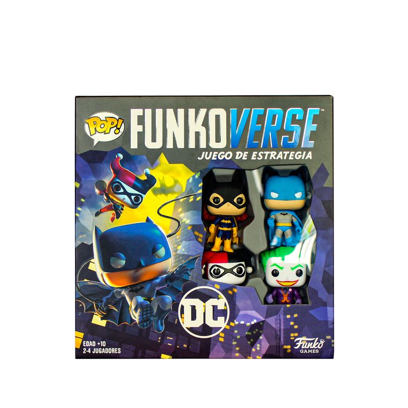 FUNKO - Set funko pop funkoverse dc comics cuatro personajes