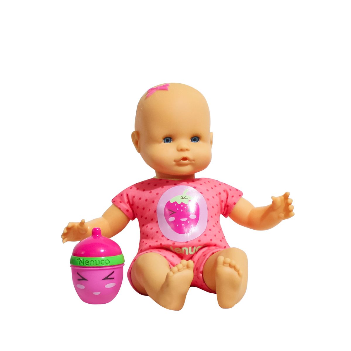 NENUCO - Bebé Nenuco con Biberón Sonajero Rosado