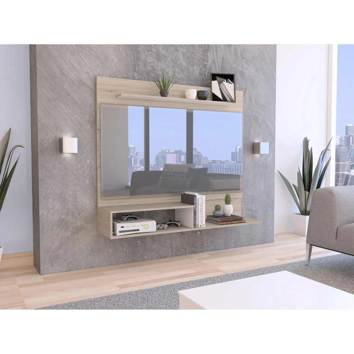 RTA MUEBLES - Panel tv beijing rta muebles prb 3815 rovere / blanco