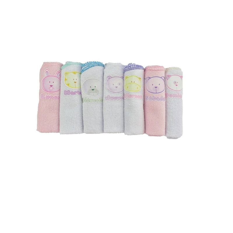 MUNDO BEBE - Toallas bebé babitas 7 piezas
