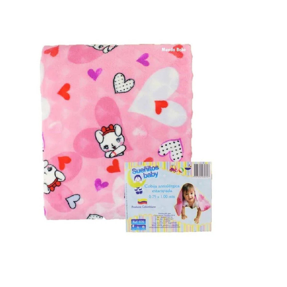 MUNDO BEBE - Cobertor bebé tela térmica