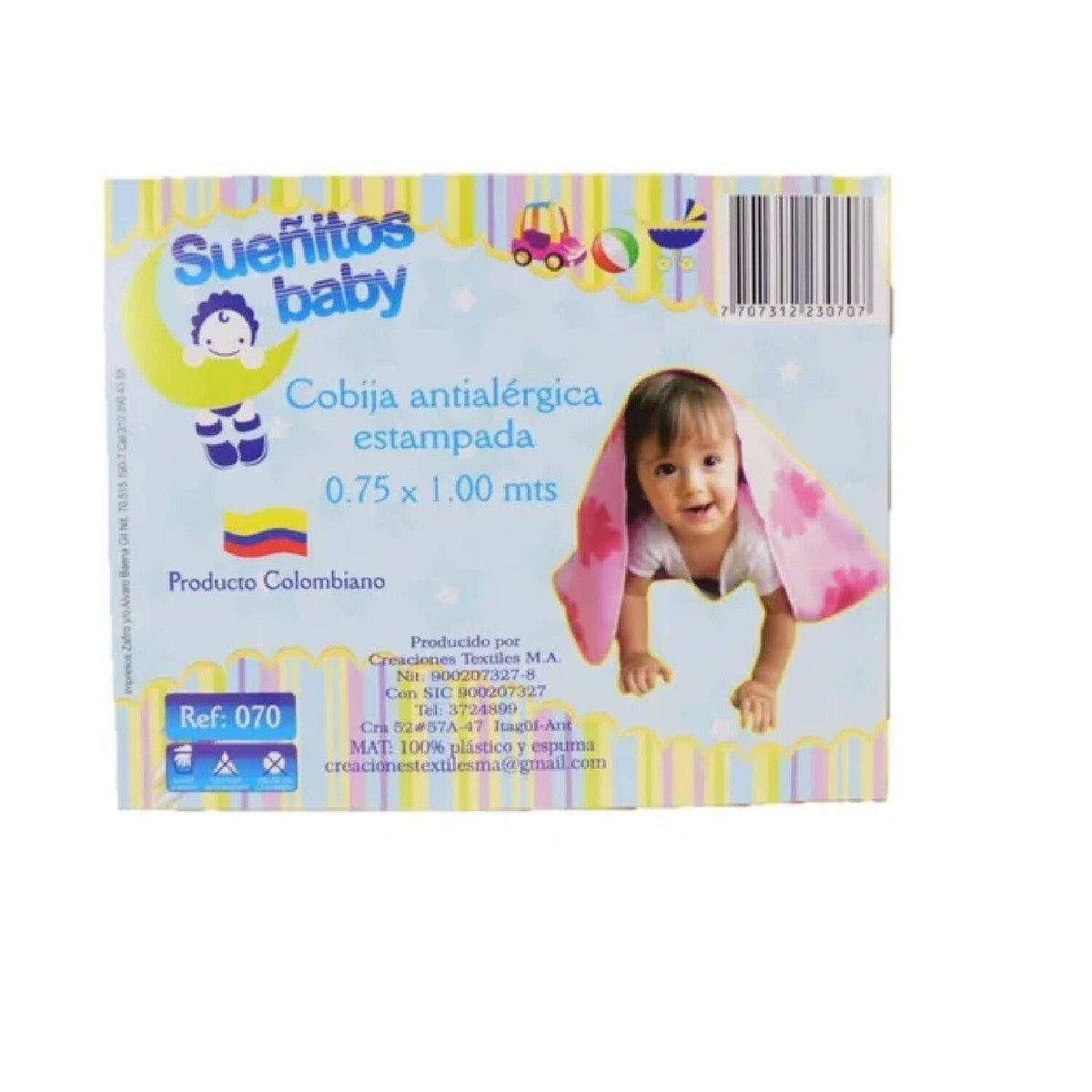 MUNDO BEBE - Cobertor bebé tela térmica