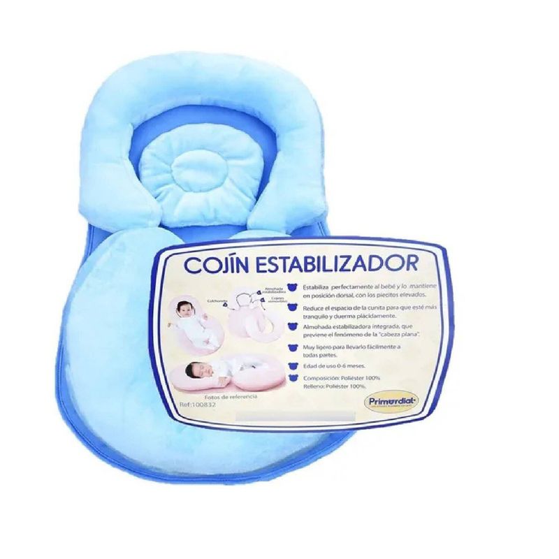 MUNDO BEBE - Almohada cojín  bebe niño estabilizador para bebé