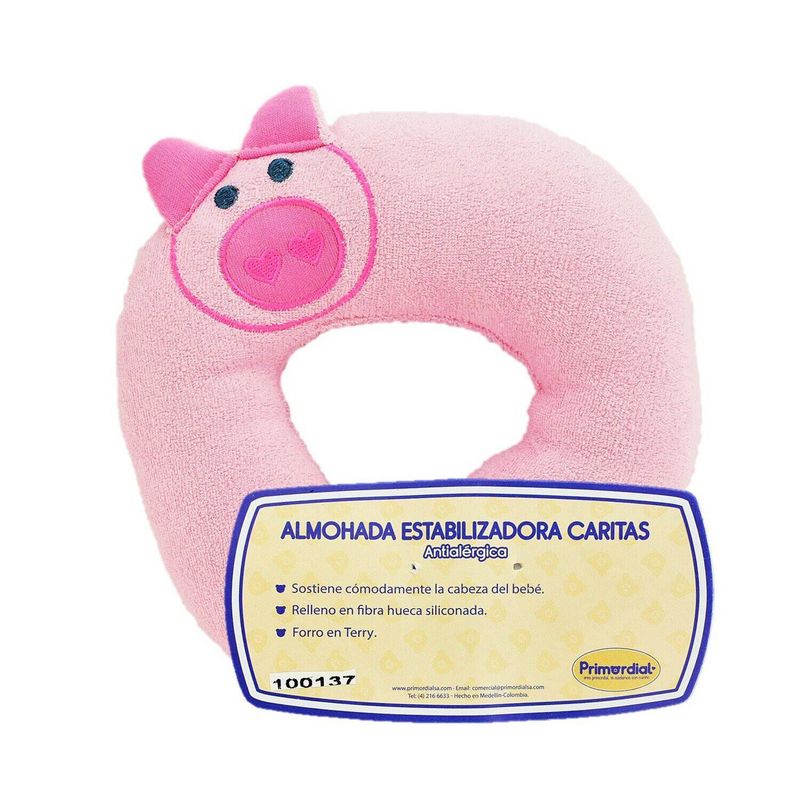 MUNDO BEBE - Almohada bebe cojín niña antialérgica para bebé