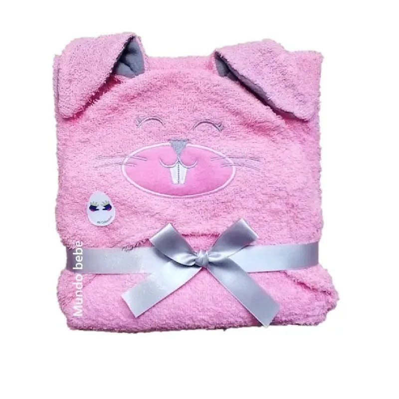 MUNDO BEBE - Toalla bebe de baño con capota