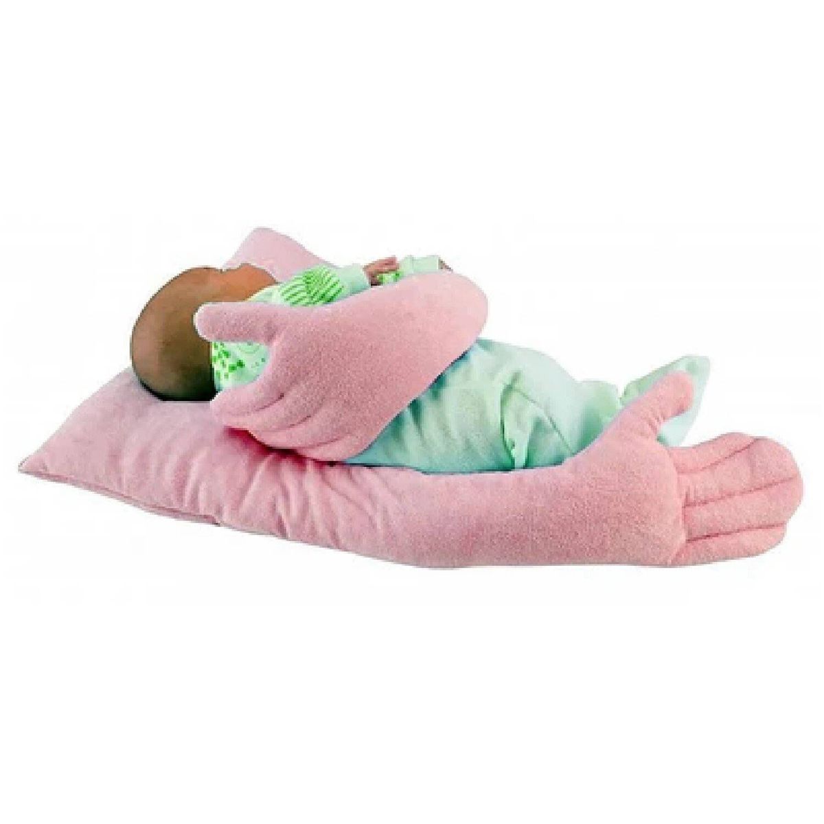 MUNDO BEBE - Almohada cojín bebe niña estabilizadora brazos para bebé