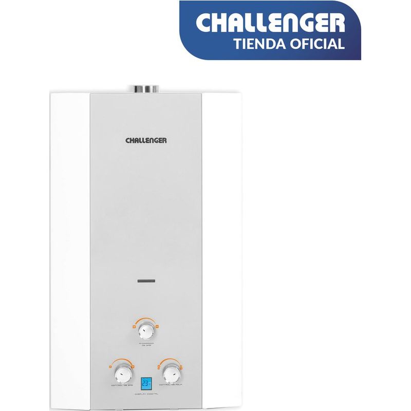 CHALLENGER - Calentador challenger tiro forzado 16lts ref. whg7116 - blanco