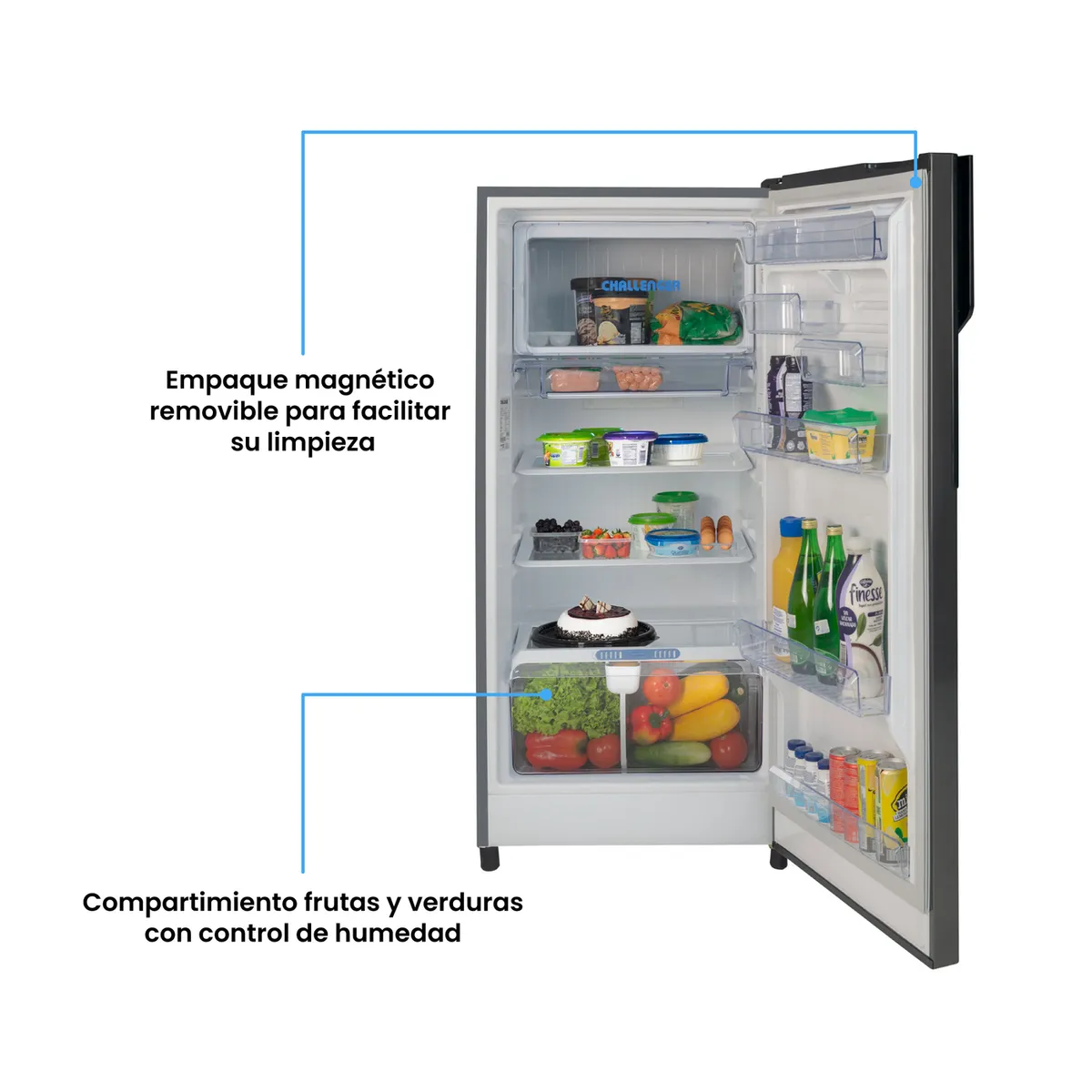 CHALLENGER - Nevera Frost Challenger 239L - Serie Lumina