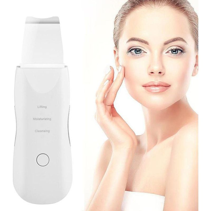 ZHOPI CO - Limpiador UltrasÃ³nico Facial De Iones Tipo EspÃ¡tula Con VibraciÃ³n
