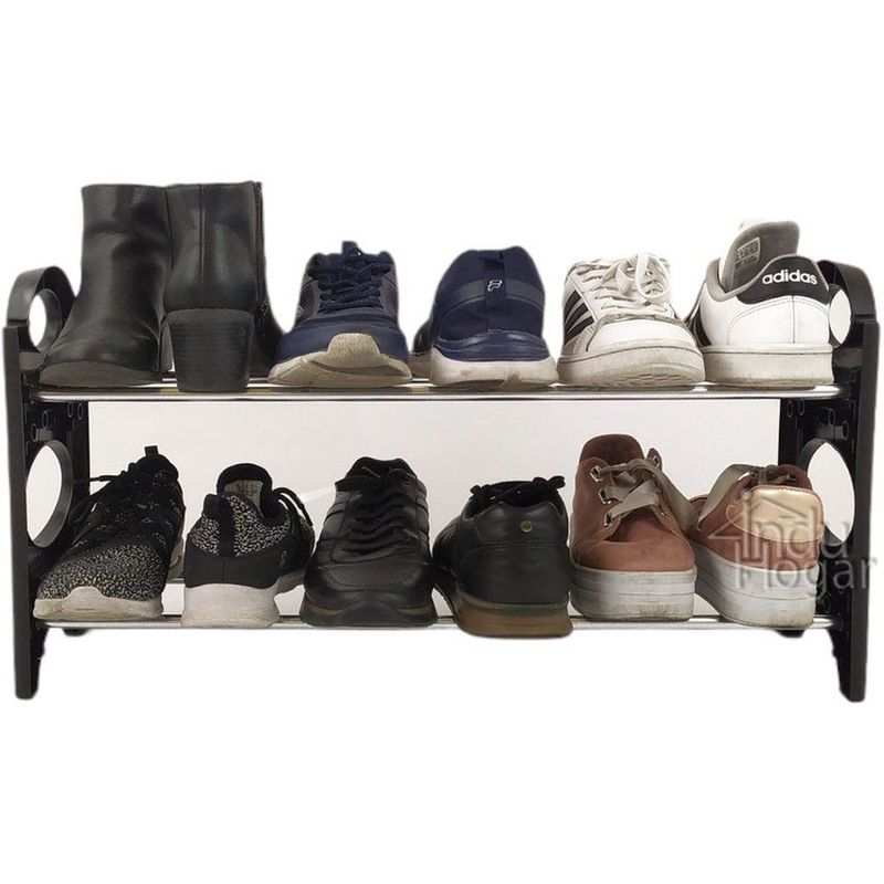 INDUHOGAR - Zapatera organizador de zapatos 6 pares desarmable marca induhogar