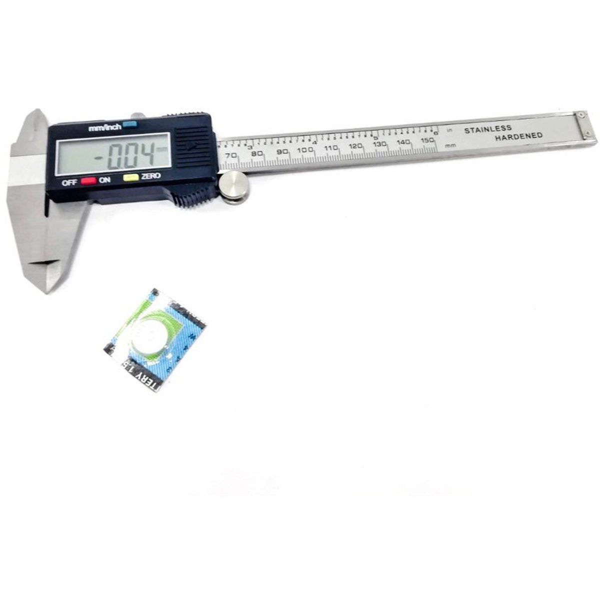 CHICAGO - Pie de rey calibrador digital acero inoxidable 150mm 6 pulgadas