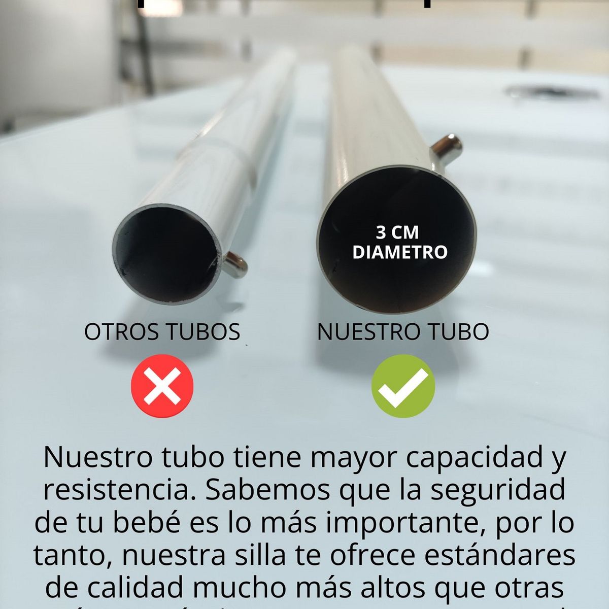 INDUHOGAR - Silla comedor para bebe doble altura marca induhogar azul