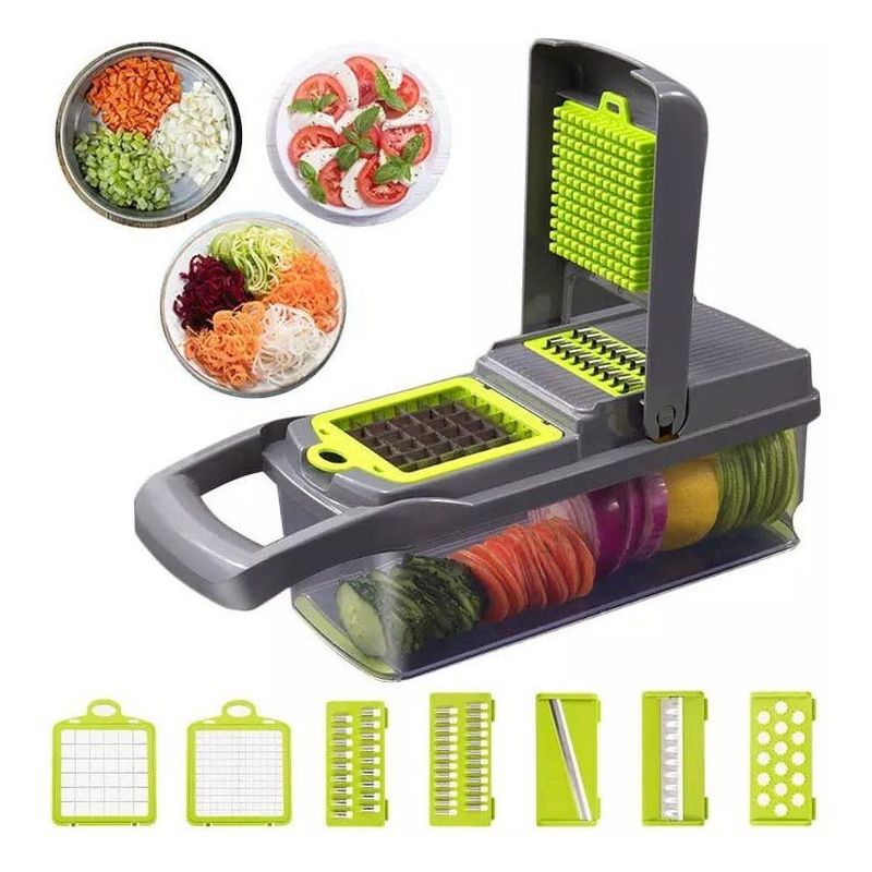ZHOPI CO - Picador Multifuncional 8 en 1  De Verduras
