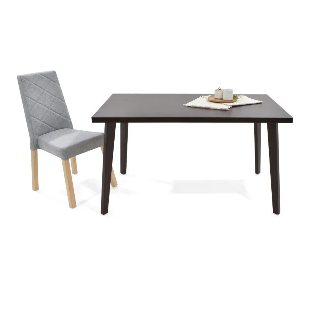 VENECIA - Mesa de Comedor Liverpool 6 Puestos Wengue