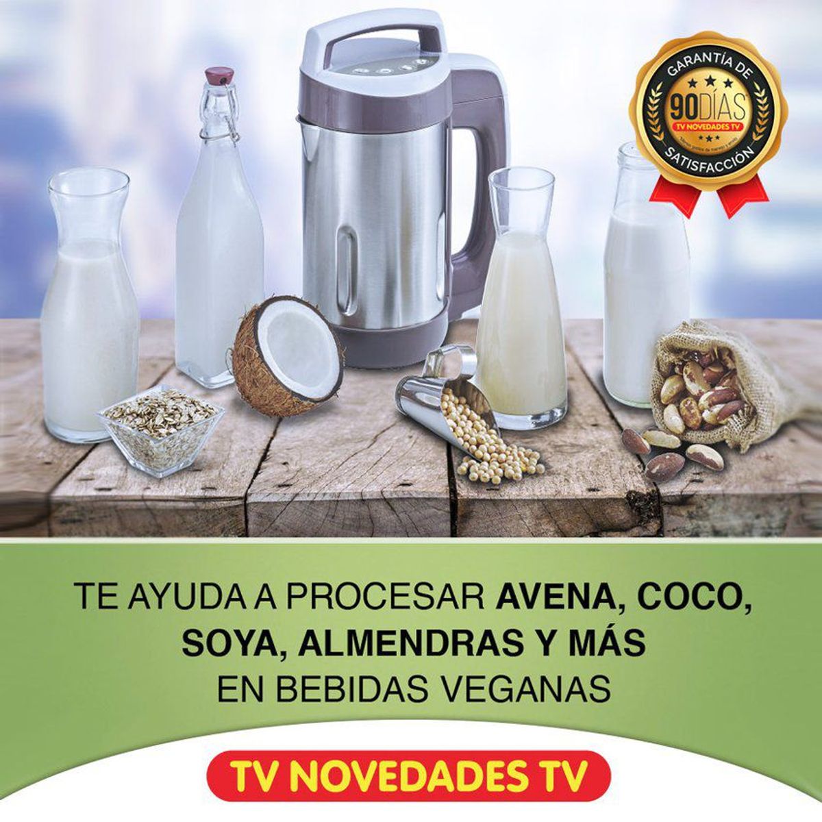TV NOVEDADES - Procesador De Bebidas Vegetales Vegan Revolution