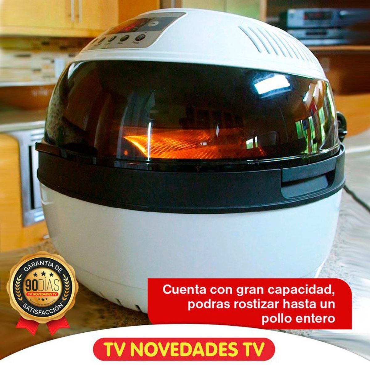 MOLINO HEALTH FRYER - Freidora digital 7 en 1 para cocinar sin aceite - molino health fryer