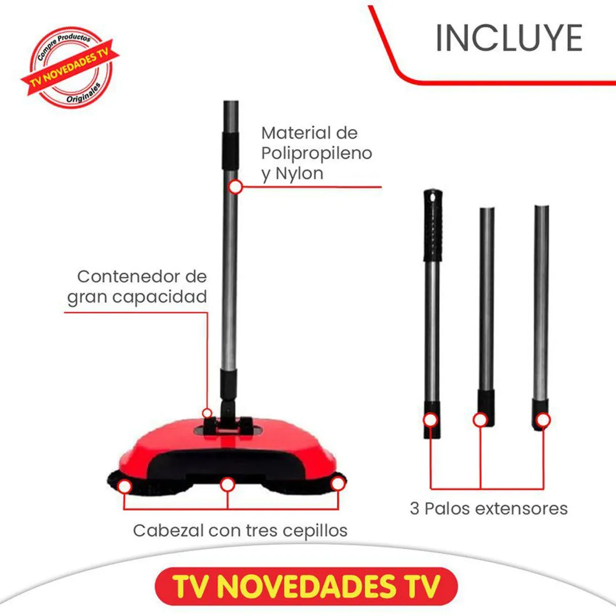 SWIFTY SWEEP - Barredora Liviana y Rotatoria Swifty Sweep