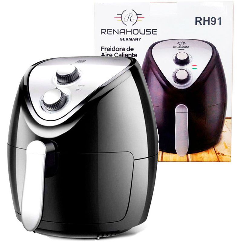 RENAHOUSE - Freidora De Aire Sin Aceite Air Fryer 4.5 Litros Electrica Renahouse