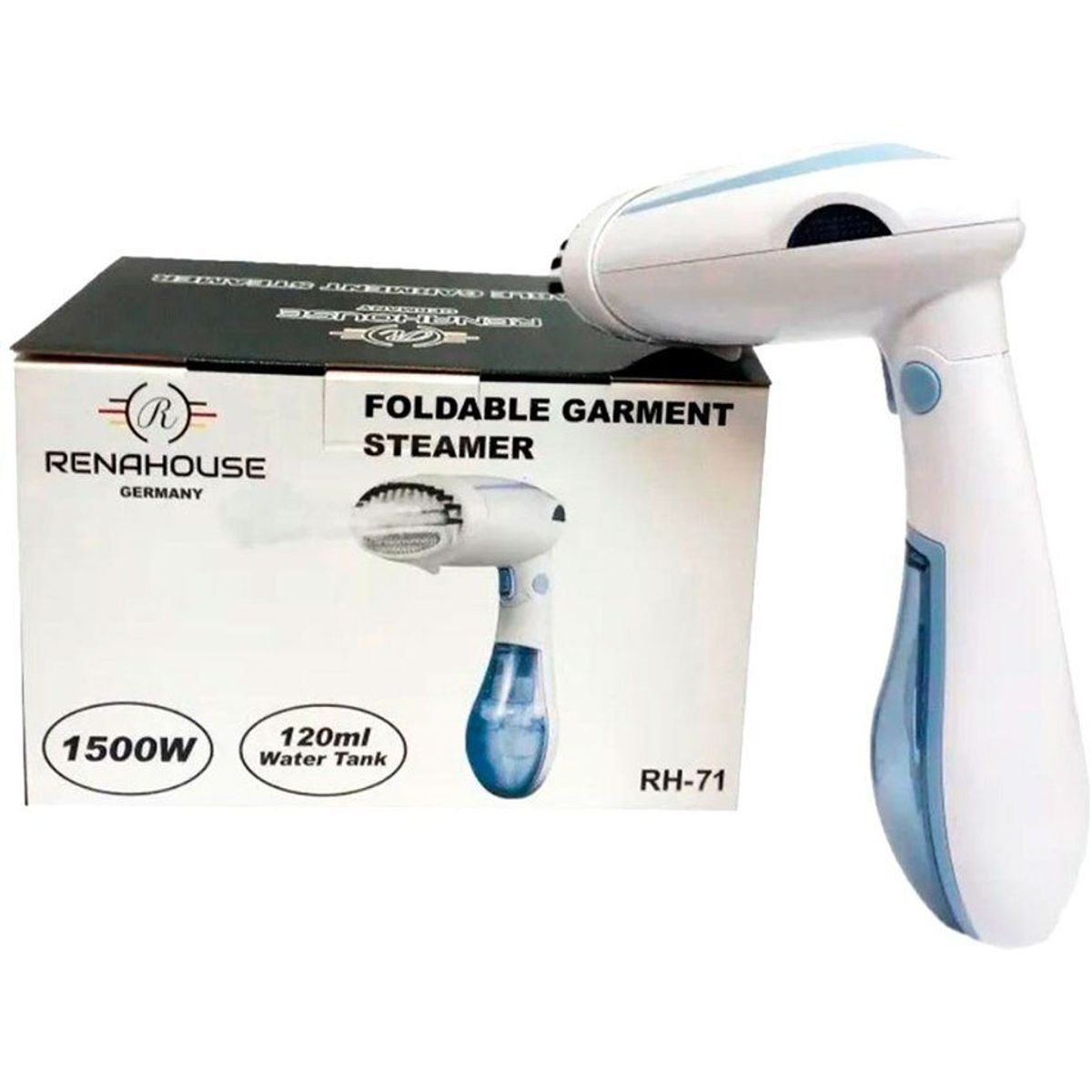 RENAHOUSE - Plancha A Vapor Para Ropa Portatil Vertical Pegable Steamer Renahouse