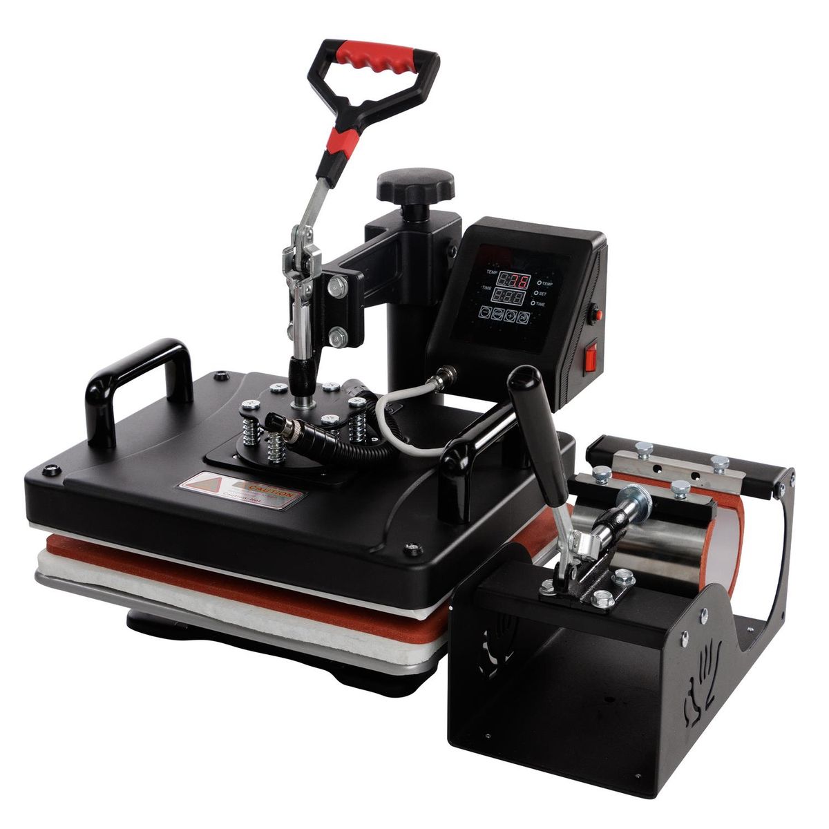 BIG ROOM - Plancha Termofijadora Sublimadora Para Estampar Combo 9 En 1