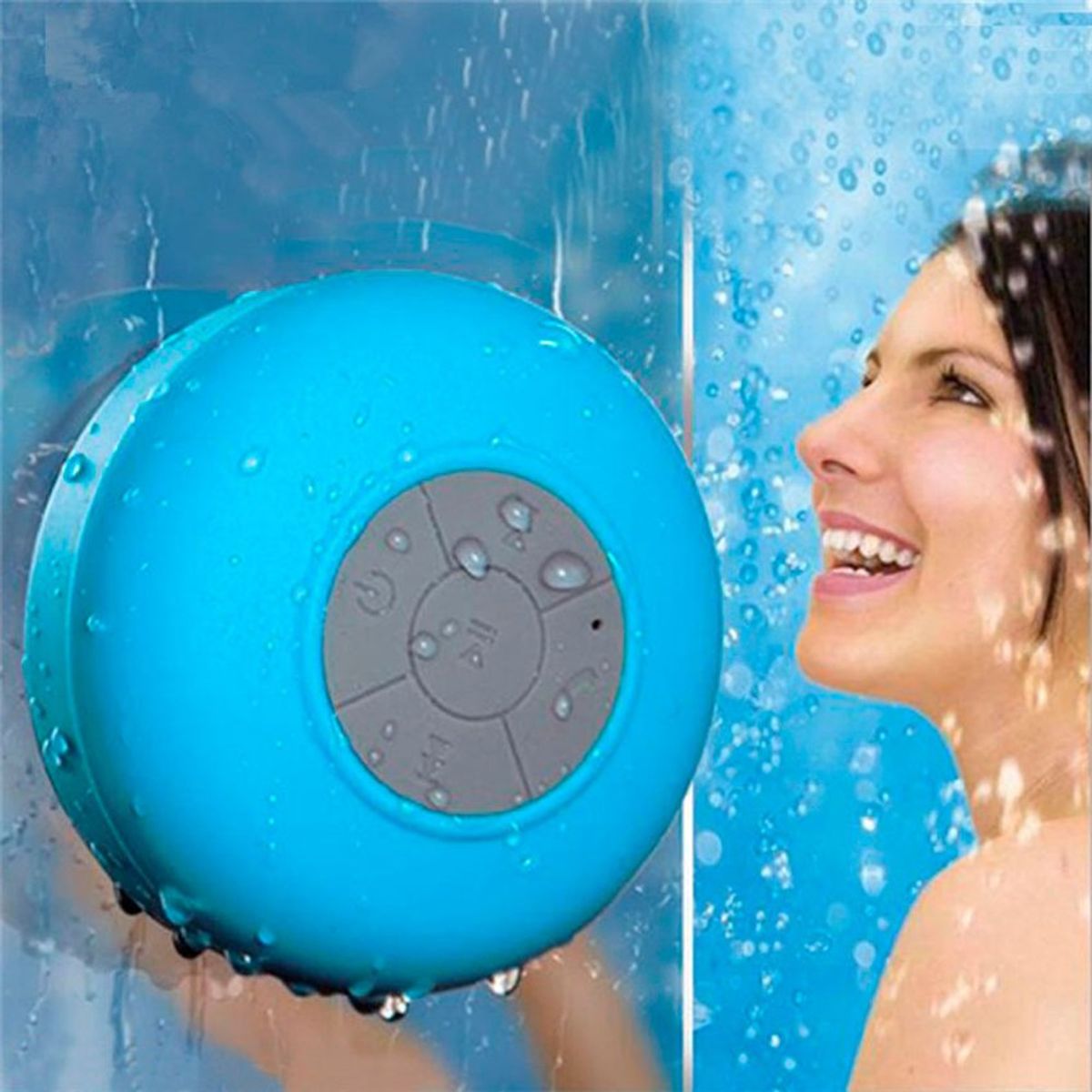 ZHOPI CO - Parlante Bluetooth Resistente Al Agua Manos Libres Para Baño